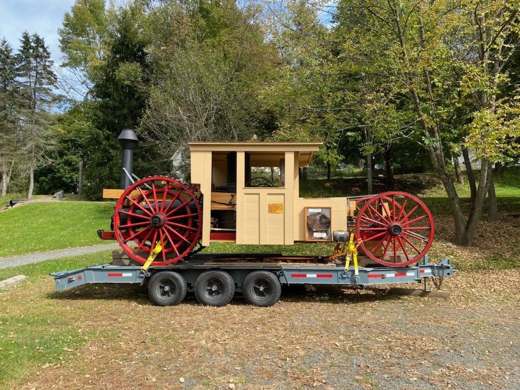 The Spencer Steam Tractor was on display at the Thomas Kennedy Local History Festival on September 25.